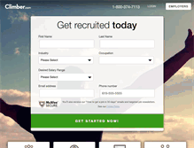 Tablet Screenshot of climber.com